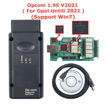 Newest V2021 OPCOM For Opel Cars To 2021 Real FTDI PIC18F458 Op-com V1.95 OBD2 Diagnostic Tool